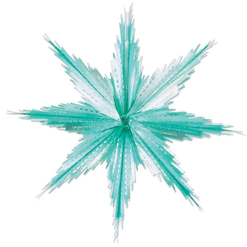 2-Tone Metallic Snowflakes – 11½" – (2/Pkg) by Beistle for Christmas and winter