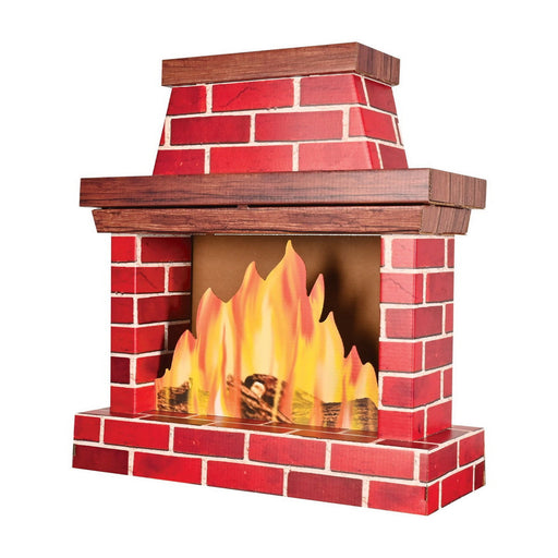 3-D Fireplace Prop – 29¼" x 26¾" – (1/Box) by Beistle for Christmas and winter 3-D Props