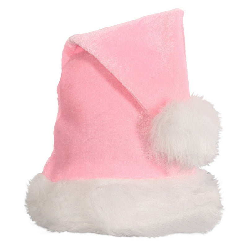 Light Pink Santa Hat – (1/Card) by Beistle for Christmas and winter Plush
