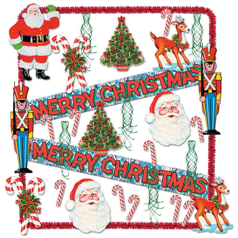 Christmas Trimorama by Beistle for Christmas and winter Seasonal