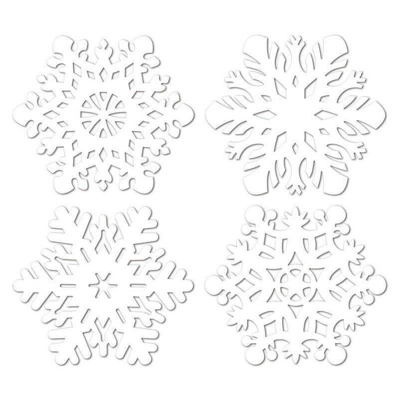 Snowflake Cutouts – 14"-14½" by Beistle for Christmas and winter Silhouettes