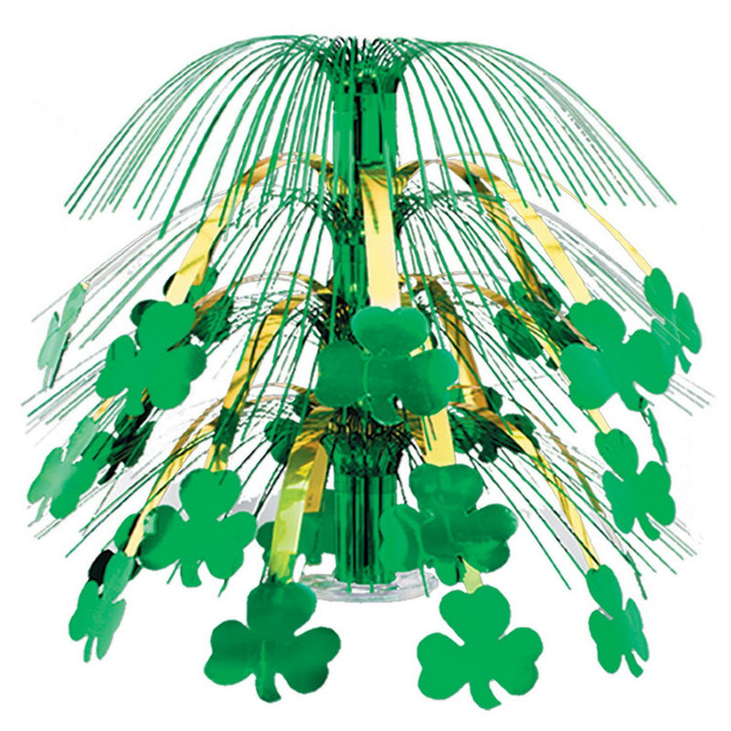 Shamrock Cascade Centerpiece – 18" – (1/Pkg) by Beistle for St. Patrick's Day Icon Cascades