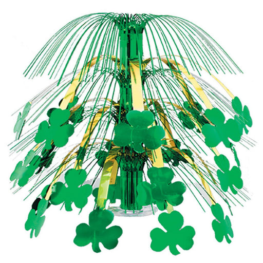 Shamrock Cascade Centerpiece – 18" – (1/Pkg) by Beistle for St. Patrick's Day Icon Cascades