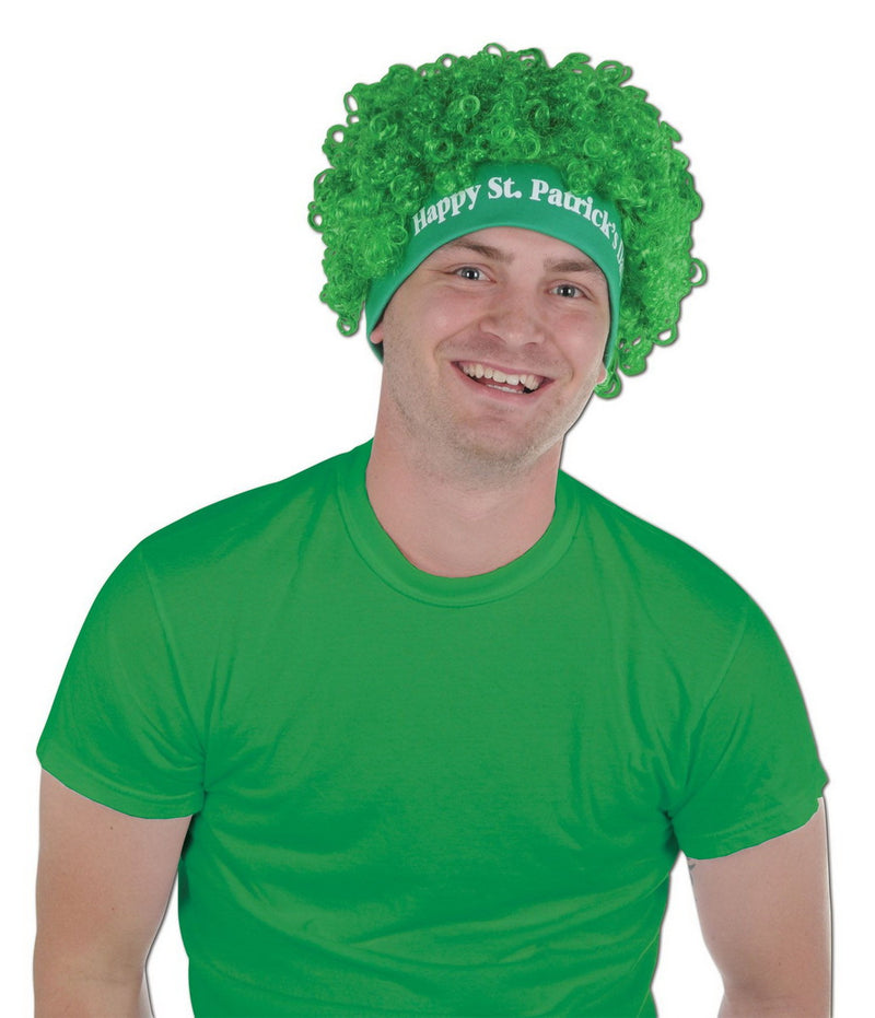 Happy St Patrick's Day Wig – (1/Pkg) by Beistle for St. Patrick's Day Wigs