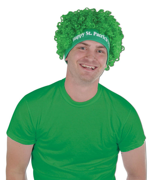Happy St Patrick's Day Wig – (1/Pkg) by Beistle for St. Patrick's Day Wigs