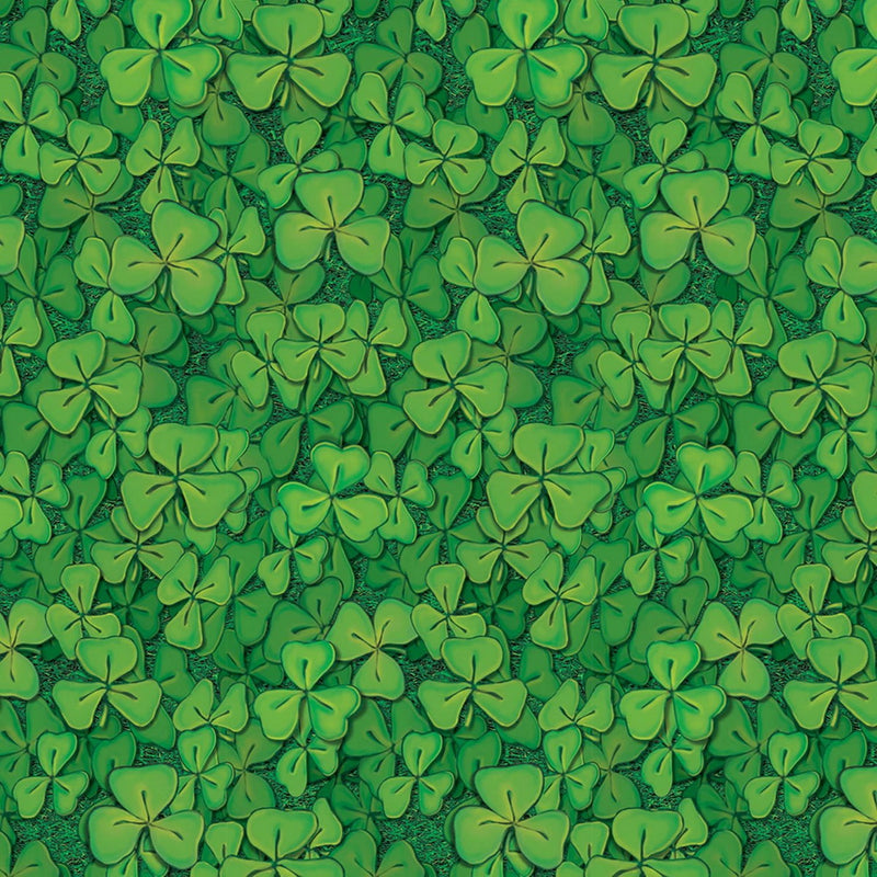 Clover Field Backdrop – 4' x 30' – (1/Pkg) by Beistle for St. Patrick's Day Backdrops