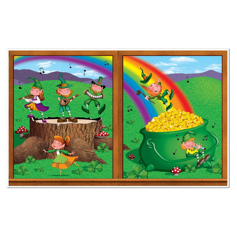 St Patrick's Day Insta-View – 3' 2" x 5' 2" – (1/Pkg) by Beistle for St. Patrick's Day