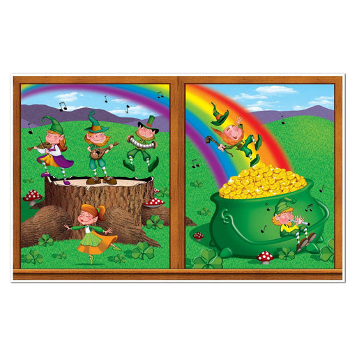St Patrick's Day Insta-View – 3' 2" x 5' 2" – (1/Pkg) by Beistle for St. Patrick's Day