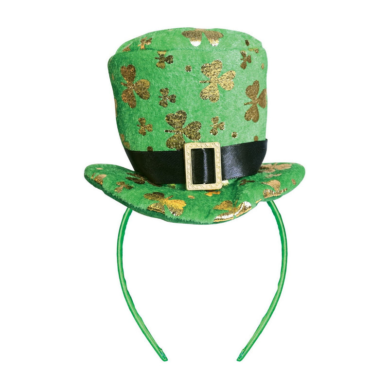 Leprechaun Top Hat Headband – (1/Tag) by Beistle for St. Patrick's Day Boppers and Headbands