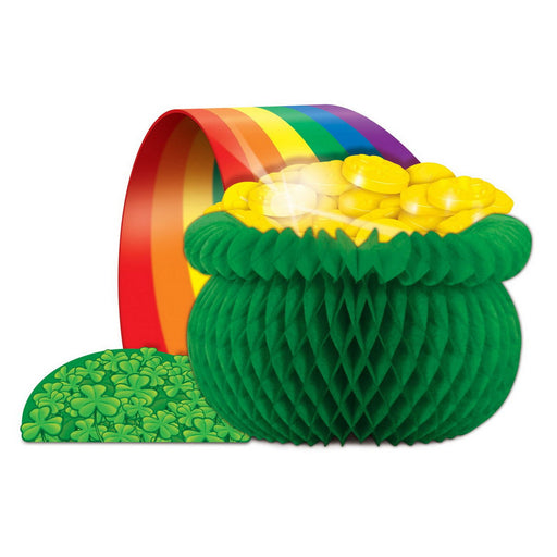 Pot O' Gold Centerpiece – 7½" x 11" – (1/Pkg) by Beistle for St. Patrick's Day Tissue