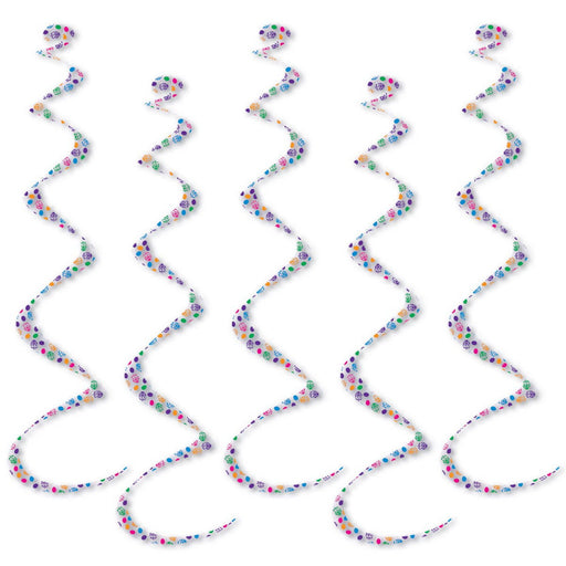 Printed Easter Egg Twirly Whirlys – 24" – (5/Pkg) by Beistle Whirls