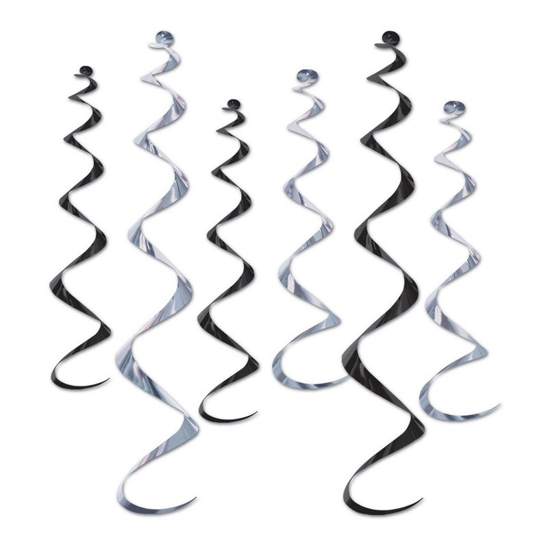 Twirly Whirlys – 4-24" & 2-36" – (6/Pkg) by Beistle for General occasion Whirls