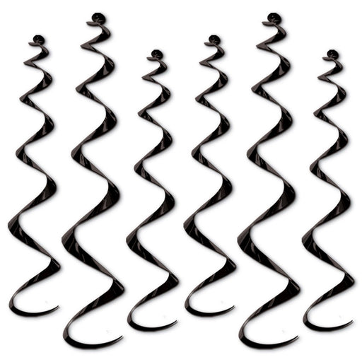 Twirly Whirlys – 4-24" & 2-36" – (6/Pkg) by Beistle for General occasion Whirls