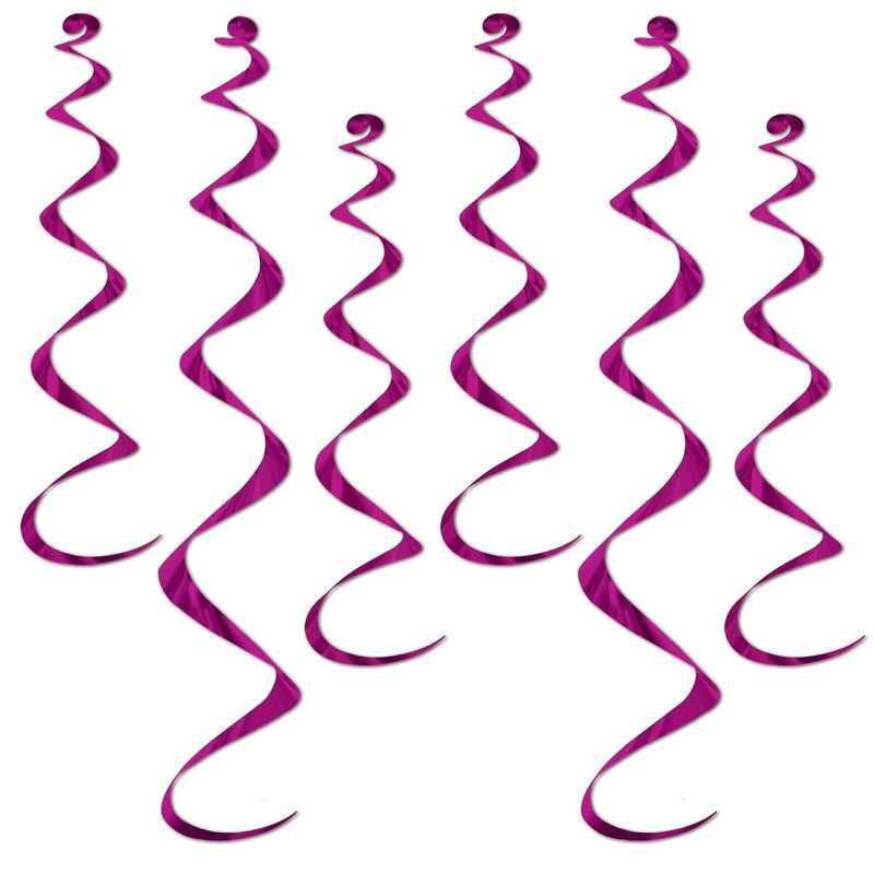 Twirly Whirlys – 4-24" & 2-36" – (6/Pkg) by Beistle for General occasion Whirls