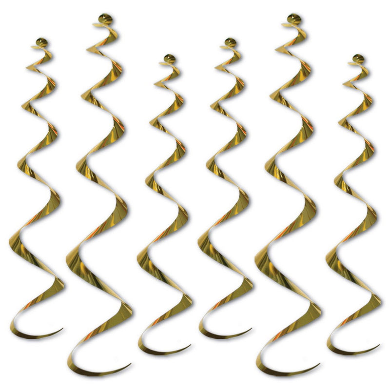 Twirly Whirlys – 4-24" & 2-36" – (6/Pkg) by Beistle for General occasion Whirls