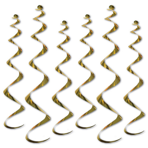 Twirly Whirlys – 4-24" & 2-36" – (6/Pkg) by Beistle for General occasion Whirls