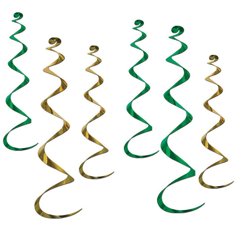 Twirly Whirlys – 4-24" & 2-36" – (6/Pkg) by Beistle for General occasion Whirls