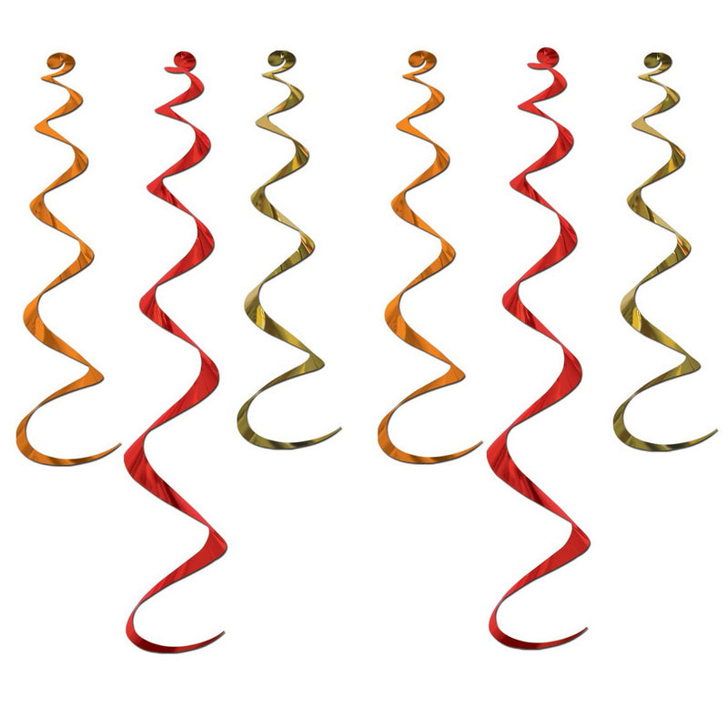 Twirly Whirlys – 4-24" & 2-36" – (6/Pkg) by Beistle for General occasion Whirls