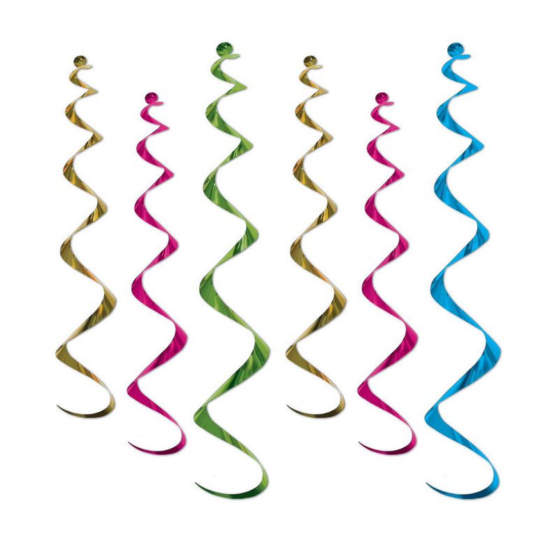 Twirly Whirlys – 4-24" & 2-36" – (6/Pkg) by Beistle for General occasion Whirls
