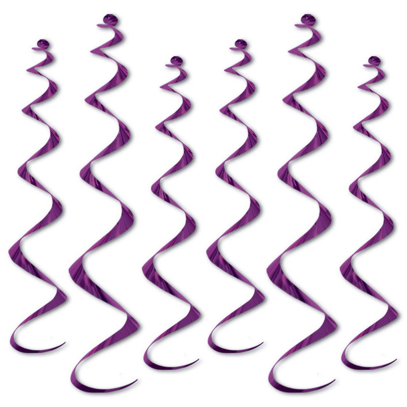 Twirly Whirlys – 4-24" & 2-36" – (6/Pkg) by Beistle for General occasion Whirls