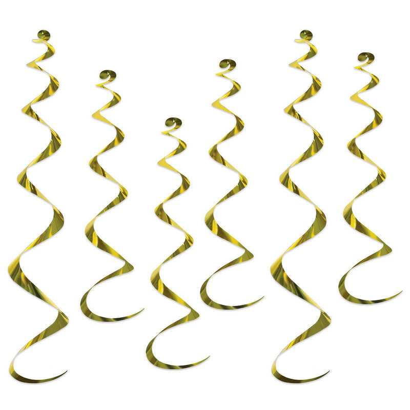 Twirly Whirlys – 4-24" & 2-36" – (6/Pkg) by Beistle for General occasion Whirls