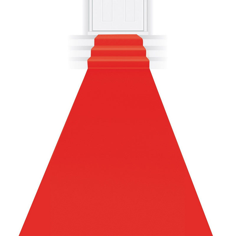 Red Carpet Runner – 24" x 15' – (1/Pkg) by Beistle for Awards Night Aisle Runner