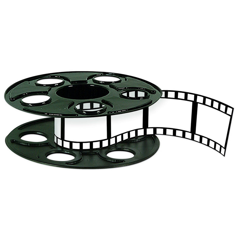 Movie Reel w/Filmstrip Centerpiece – 9" by Beistle for Awards Night Plastic Decorations