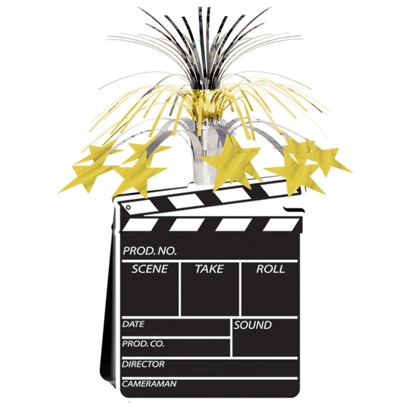 Movie Set Clapboard Centerpiece – 15" – (1/Pkg) by Beistle for Awards Night Cascades