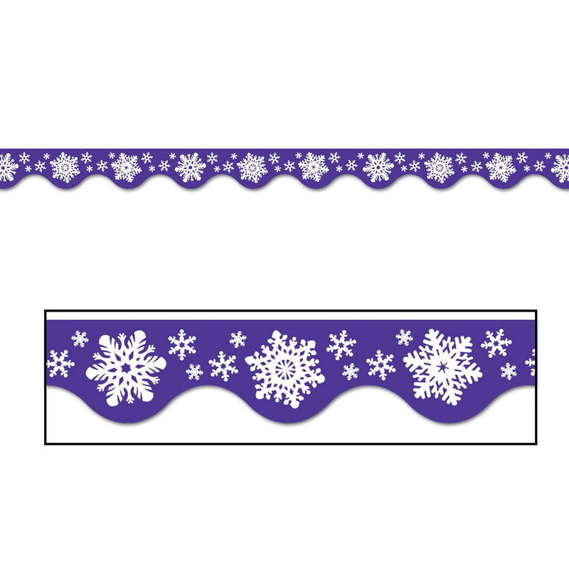 Winter Border Trim – 3' ¾" – (12/Pkg) by Beistle for Educational