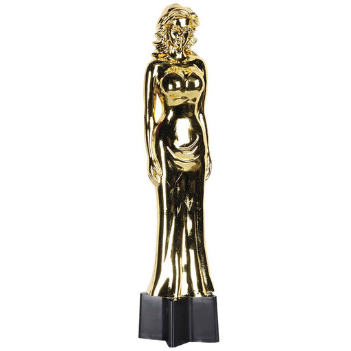 Awards Night Female Statuette – 9" – (1/Pkg) by Beistle Trophies