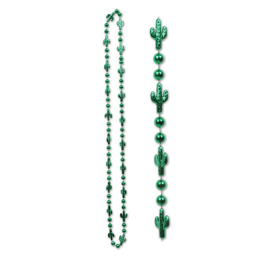 Cactus Beads – 33" – (6/Card) by Beistle for Western Novelty Beads