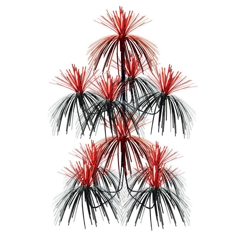 Firework Chandelier – 24" x 12" – (1/Pkg) by Beistle for Casino Metallic