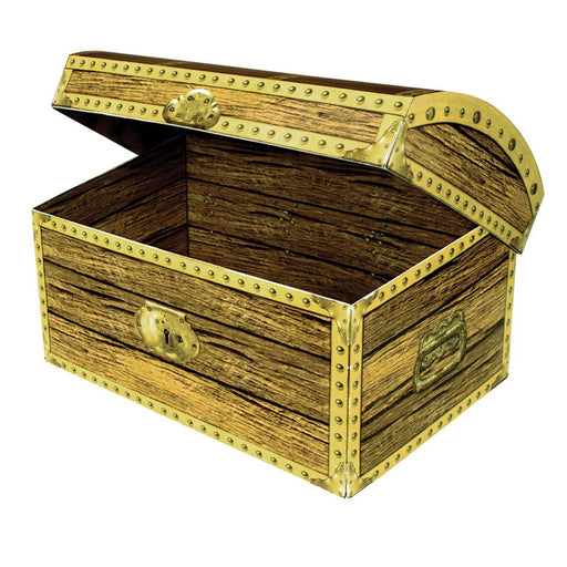 Treasure Chest Box – 8" x 5½" x 5½" – (1/Pkg) by Beistle for Pirate 3-D