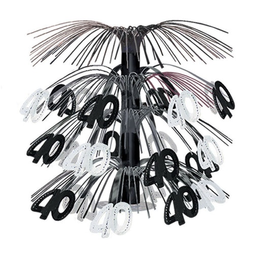 "40" Cascade Centerpiece – 18" – (1/Pkg) by Beistle for Over-The-Hill Icon Cascades