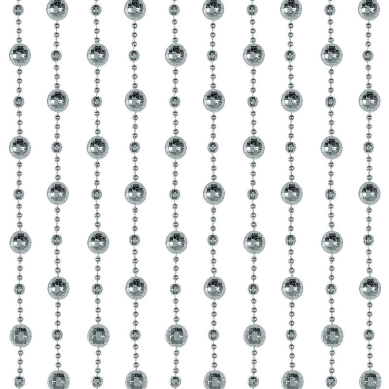 Disco Ball Bead Curtain – 6' 6" x 24" – (1/Box) by Beistle for 70's Novelty Curtains