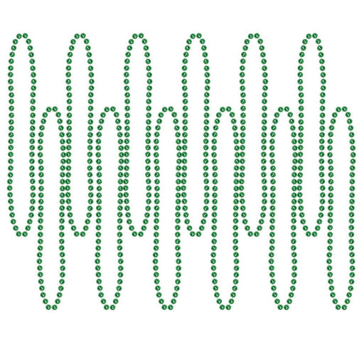 Party Beads - Small Round – 7mm x 33" – (12/Card) by Beistle for General occasion Round Party Beads