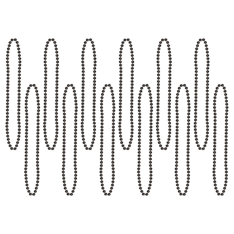Bulk Party Beads - Small Round – 7mm x 33" by Beistle for General occasion Round Party Beads