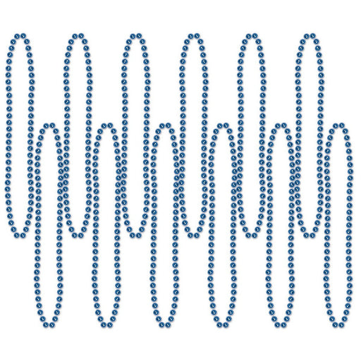 Bulk Party Beads - Small Round – 7mm x 33" by Beistle for General occasion Round Party Beads