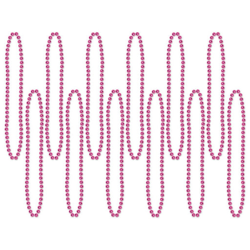 Bulk Party Beads - Small Round – 7mm x 33" by Beistle for General occasion Round Party Beads
