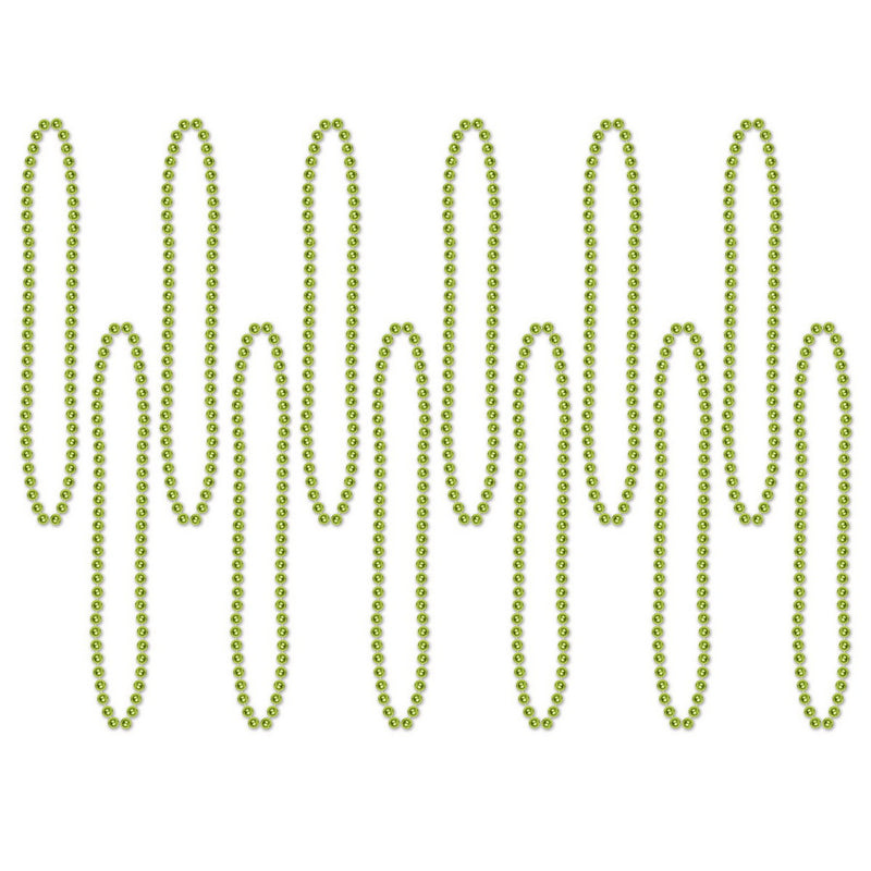 Bulk Party Beads - Small Round – 7mm x 33" by Beistle for General occasion Round Party Beads