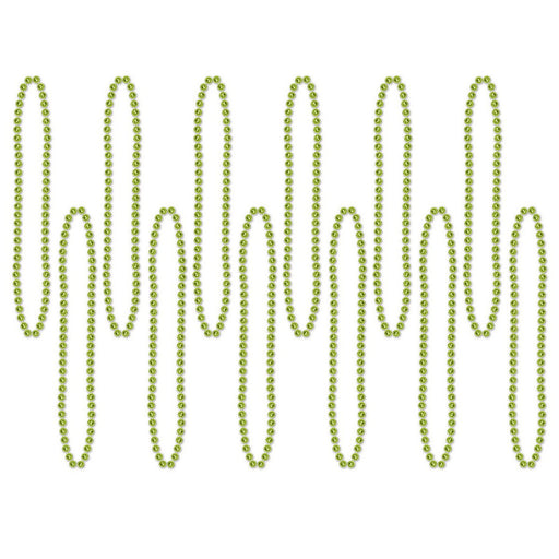 Bulk Party Beads - Small Round – 7mm x 33" by Beistle for General occasion Round Party Beads