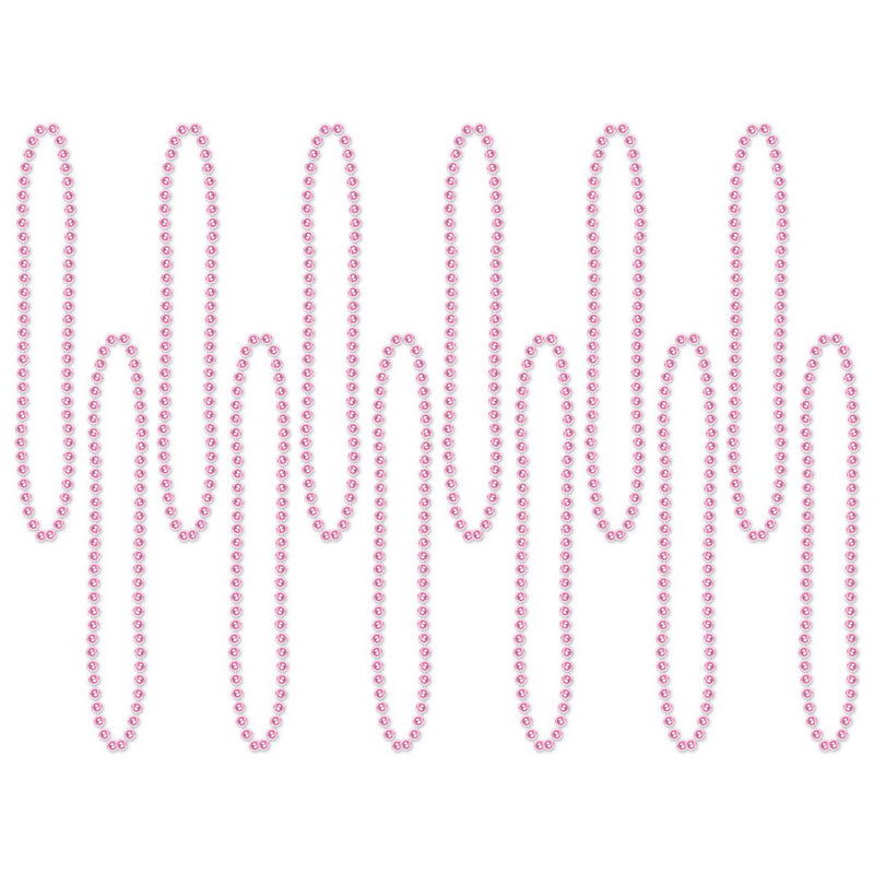 Bulk Party Beads - Small Round – 7mm x 33" by Beistle for General occasion Round Party Beads