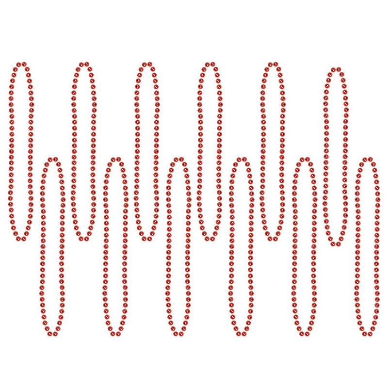 Bulk Party Beads - Small Round – 7mm x 33" by Beistle for General occasion Round Party Beads