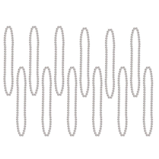 Bulk Party Beads - Small Round – 7mm x 33" by Beistle for General occasion Round Party Beads