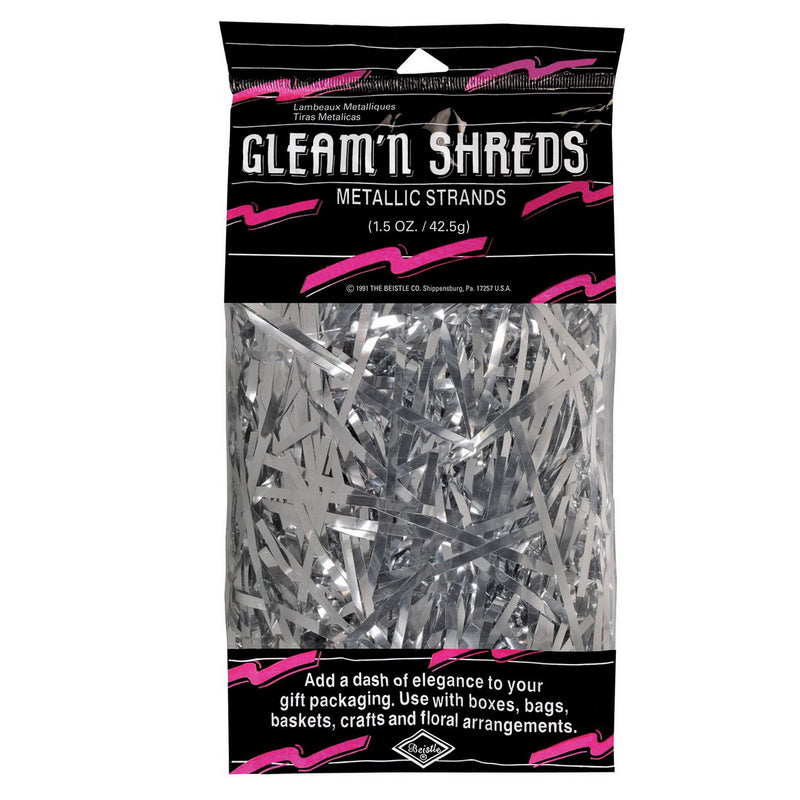 Gleam 'N Shreds Metallic Strands – (1½ Oz/Pkg) by Beistle for General occasion Shreds and Grass