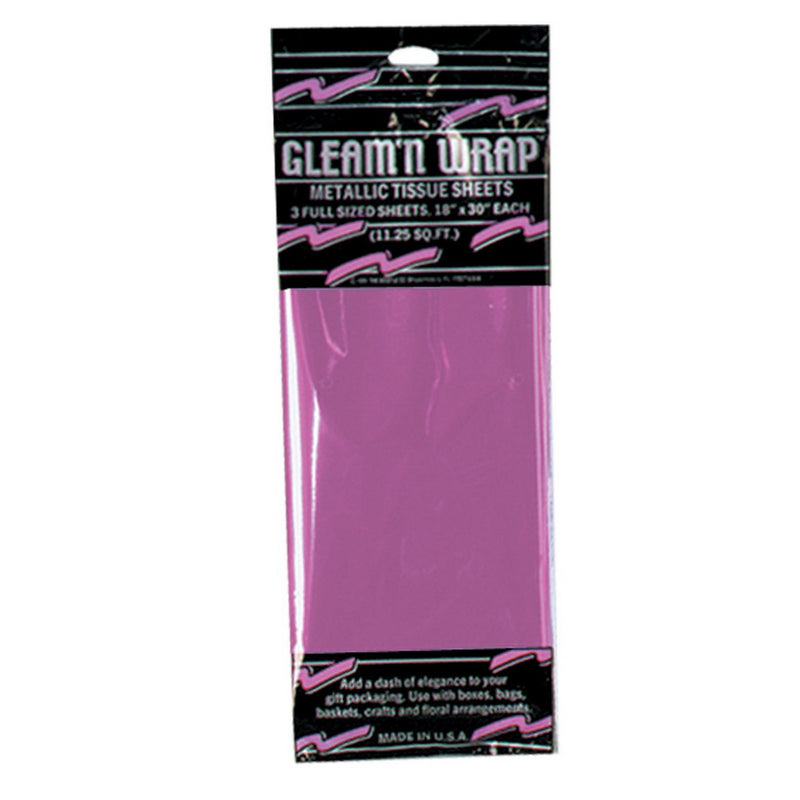 Gleam 'N Wrap Metallic Sheets – 18" x 30" – (3/Pkg) by Beistle for General occasion