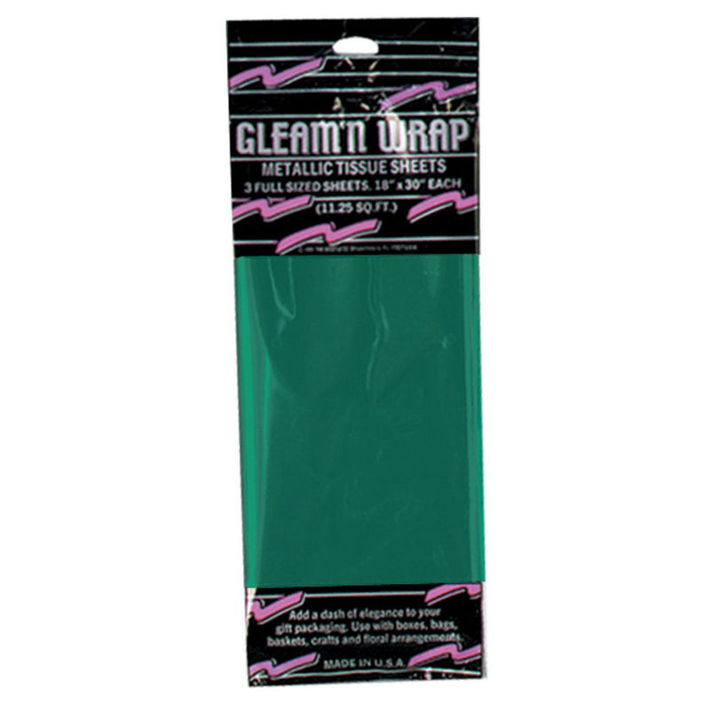 Gleam 'N Wrap Metallic Sheets – 18" x 30" – (3/Pkg) by Beistle for General occasion