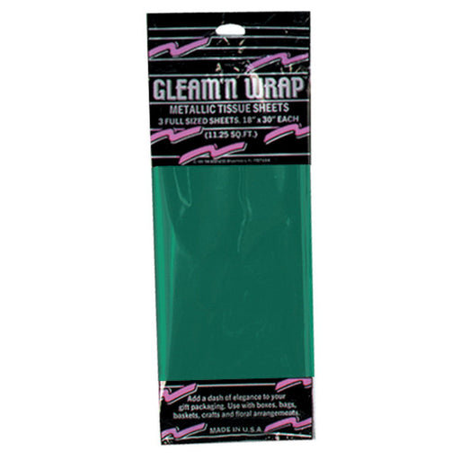 Gleam 'N Wrap Metallic Sheets – 18" x 30" – (3/Pkg) by Beistle for General occasion