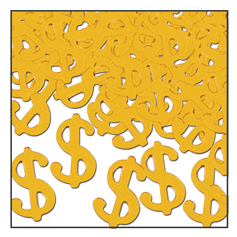 Fanci-Fetti "$" Silhouettes – (1 Oz/Pkg) by Beistle for Casino