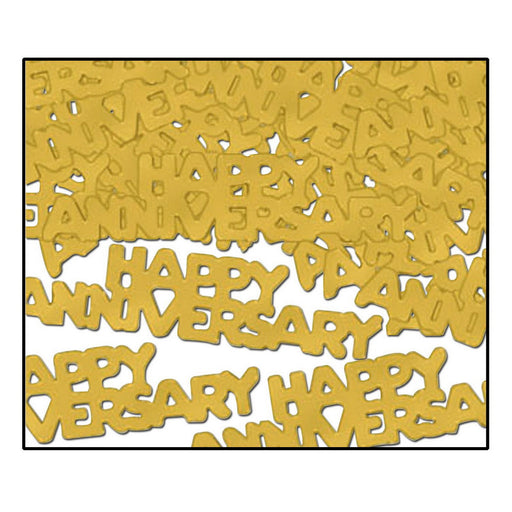 Happy Anniversary Fanci-Fetti – (½ Oz/Pkg) by Beistle
